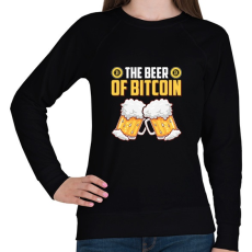 PRINTFASHION BITCOIN 4 EVER 76 - Női pulóver - Fekete