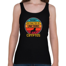 PRINTFASHION BITCOIN 4 EVER 78 - Női atléta - Fekete