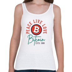PRINTFASHION BITCOIN 4 EVER 79 - Női atléta - Fehér