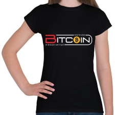 PRINTFASHION BITCOIN 4 EVER 7 - Női póló - Fekete női póló