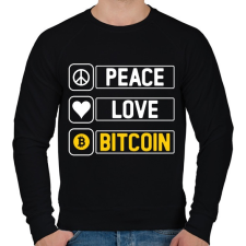 PRINTFASHION BITCOIN 4 EVER 8 - Férfi pulóver - Fekete női pulóver, kardigán