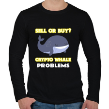 PRINTFASHION BITCOIN 4EVER 27 - Férfi hosszú ujjú póló - Fekete férfi póló