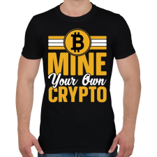 PRINTFASHION BITCOIN 4EVER 3 - Férfi póló - Fekete férfi póló