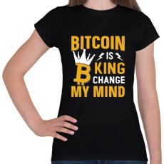 PRINTFASHION BITCOIN 4EVER 4 - Női póló - Fekete