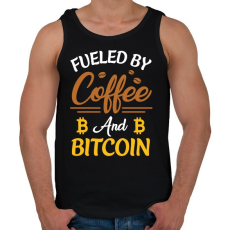 PRINTFASHION BITCOIN 4EVER - Férfi atléta - Fekete
