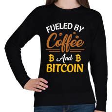PRINTFASHION BITCOIN 4EVER - Női pulóver - Fekete