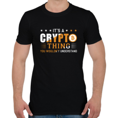 PRINTFASHION bitcoin 95 - Férfi póló - Fekete