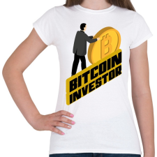 PRINTFASHION Bitcoin-investor - Női póló - Fehér női póló