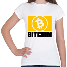 PRINTFASHION Bitcoin - Női póló - Fehér