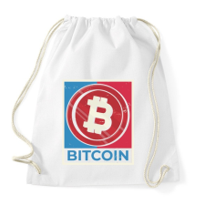 PRINTFASHION Bitcoin - Sportzsák, Tornazsák - Fehér tornazsák