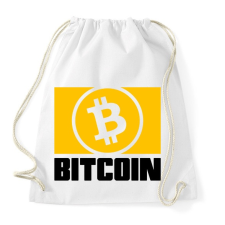 PRINTFASHION Bitcoin - Sportzsák, Tornazsák - Fehér tornazsák