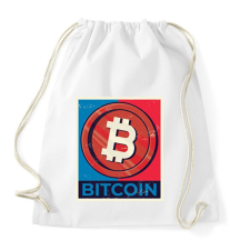 PRINTFASHION Bitcoin - Sportzsák, Tornazsák - Fehér tornazsák