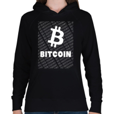 PRINTFASHION Bitcoin Trader - Női kapucnis pulóver - Fekete női pulóver, kardigán