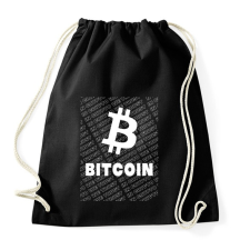 PRINTFASHION Bitcoin Trader - Sportzsák, Tornazsák - Fekete tornazsák