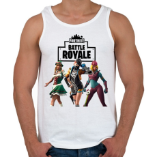 PRINTFASHION Biz Heidi Skully Fortnite - Férfi atléta - Fehér