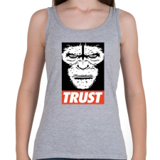 PRINTFASHION Bizalom - Női atléta - Sport szürke női trikó