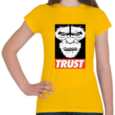 PRINTFASHION Bizalom - Női póló - Sárga