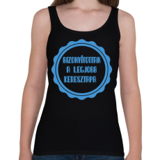 PRINTFASHION Bizonyítottan a legjobb keresztapa - Női atléta - Fekete