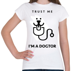 PRINTFASHION Bízz bennem - Női póló - Fehér