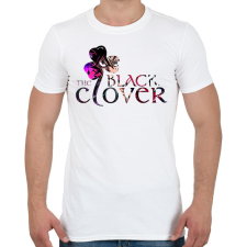 PRINTFASHION Black Clover - Férfi póló - Fehér férfi póló