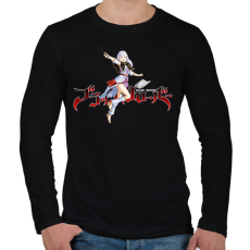 PRINTFASHION Black Clover Noelle - Férfi hosszú ujjú póló - Fekete