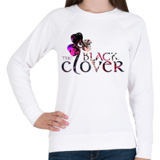 PRINTFASHION Black Clover - Női pulóver - Fehér