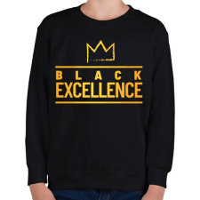 PRINTFASHION Black excellence - Gyerek pulóver - Fekete gyerek pulóver, kardigán