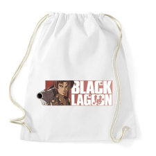 PRINTFASHION Black Lagoon - Sportzsák, Tornazsák - Fehér tornazsák