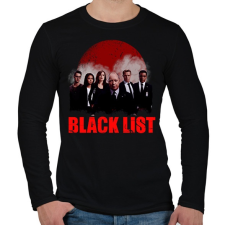 PRINTFASHION black list poster - Férfi hosszú ujjú póló - Fekete férfi póló