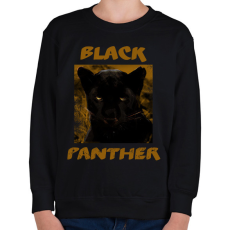 PRINTFASHION BLACK PANTHER - Gyerek pulóver - Fekete