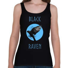 PRINTFASHION BLACK RAVEN - Női atléta - Fekete