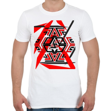 PRINTFASHION black&red1 - Férfi póló - Fehér férfi póló