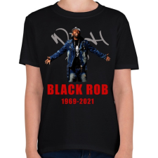 PRINTFASHION BLACK ROB - Gyerek póló - Fekete gyerek póló