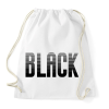 PRINTFASHION Black - Sportzsák, Tornazsák - Fehér