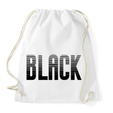 PRINTFASHION Black - Sportzsák, Tornazsák - Fehér tornazsák