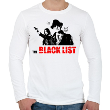PRINTFASHION BLACKLIST - Férfi hosszú ujjú póló - Fehér férfi póló