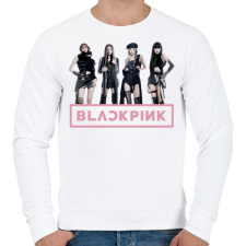 PRINTFASHION Blackpink - Férfi pulóver - Fehér férfi pulóver, kardigán