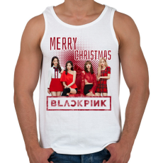PRINTFASHION Blackpink Karácsony - Férfi atléta - Fehér
