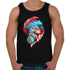 PRINTFASHION Bleach - Férfi atléta - Fekete