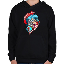 PRINTFASHION Bleach - Gyerek kapucnis pulóver - Fekete gyerek pulóver, kardigán