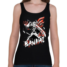 PRINTFASHION Bleach Ichigo Bankai - Női atléta - Fekete