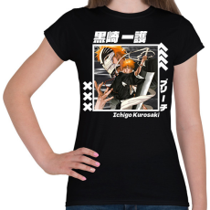 PRINTFASHION bleach ichigo - Női póló - Fekete