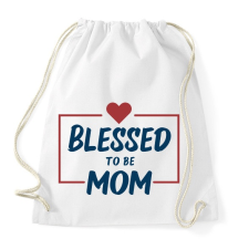 PRINTFASHION Blessed mom - Sportzsák, Tornazsák - Fehér tornazsák