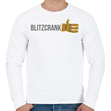 PRINTFASHION Blitzcrank - Férfi pulóver - Fehér férfi pulóver, kardigán