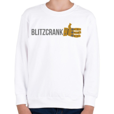 PRINTFASHION Blitzcrank - Gyerek pulóver - Fehér gyerek pulóver, kardigán