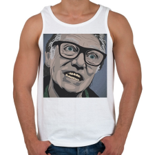 PRINTFASHION Blöff: Bunkó - Férfi atléta - Fehér atléta, trikó