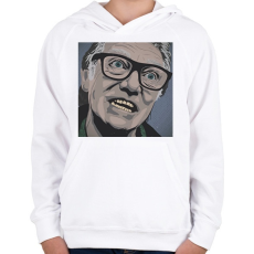 PRINTFASHION Blöff: Bunkó - Gyerek kapucnis pulóver - Fehér