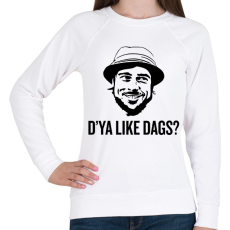 PRINTFASHION Blöff - Női pulóver - Fehér