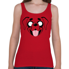 PRINTFASHION Blöki - Női atléta - Cseresznyepiros női trikó