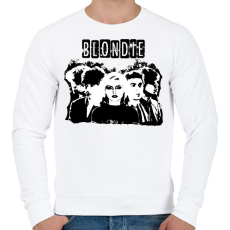 PRINTFASHION blondie bw  - Férfi pulóver - Fehér